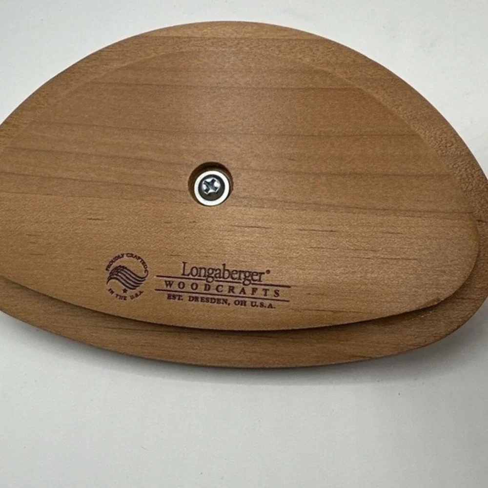 Longaberger‎ 2007 Horizon of Hope Basket Wood Lid Liner Protector Wall Mount 21
